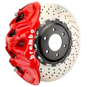 BMW 335i xDrive Brake Rotors (2) - Rear - R1 Concepts - Drilled & Slotted - Carbon Coated - `13-`21